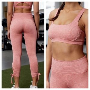 NEW 2 Piece FREE PEOPLE MOVEMENT SWERVE LEGGINGS and BRA SET